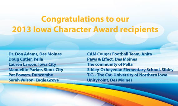 Iowa Character Awards